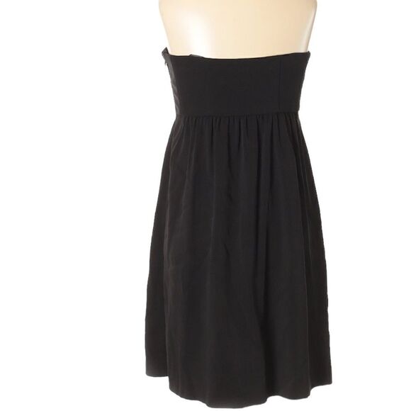 Theory Lensley Black Silver Sequin Strapless Mini Dress - Size 2 - Picture 10 of 12